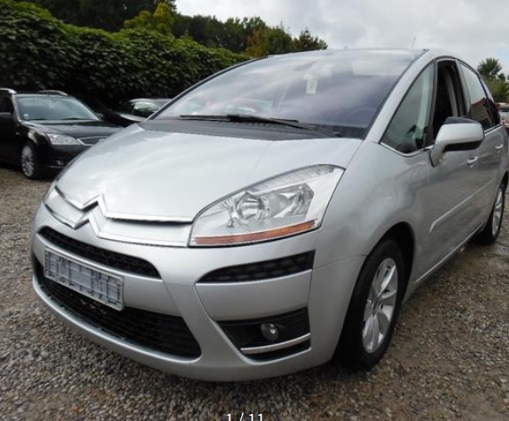 Left hand drive CITROEN C4 PICASSO 1.6 HDI EXCLUSIVE